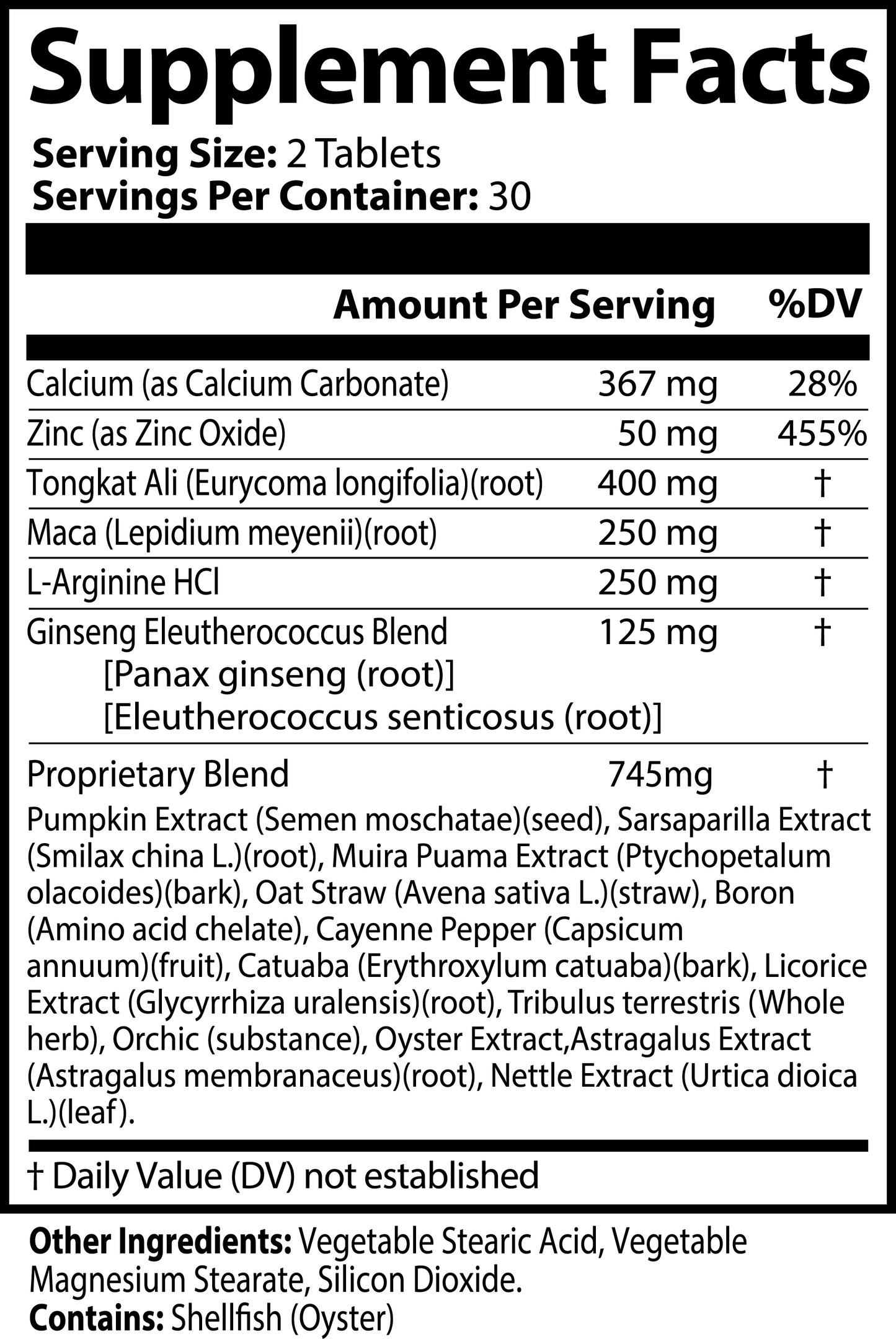 Natural Ingredients — Advanced Support for Men's Energy, Endurance, and Confidence